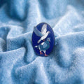 Dove & Pigeon Enamel Pin (Blue)